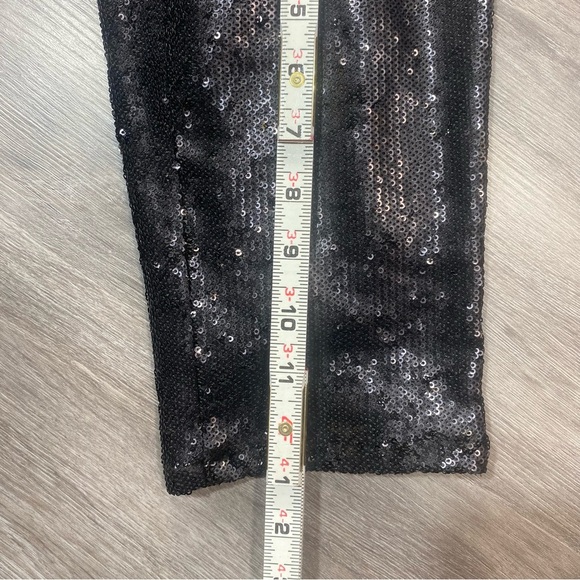 Free People Black Sequin Jumpsuit with Tapered Legs Size Small - Picture 10 of 13